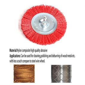 img 1 attached to Abrasive Wheel Brushes Assorted Nylon