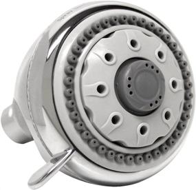 img 2 attached to 💦 HydroSpin 8684400 Shower Head - 6 Spray Settings, Chrome - Enhanced SEO