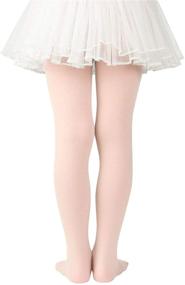img 2 attached to 🩰 Elastic Ballet Toddler Leggings for Girls' Clothing: Socks & Tights