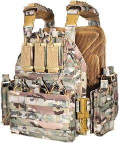 img 2 attached to 🎽 CAMO Outdoor Carrier Vest for Tactical Use