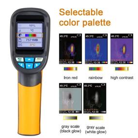 img 1 attached to 📷 URPRO 2.4" Infrared Thermal Imager Camera: Full Color Display, 3600 Pixels IR Image, -20~300°C Range