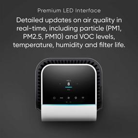 img 2 attached to 💨 Blueair HealthProtect 7470i: Ultimаte Smart Air Purifier for Home, Virus, Bacteria, Dust, and Allergies - HEPASilent Ultra Technology for Bedroom & Medium Rooms 💨 Блюэир HealthProtect 7470i: конечный умный очиститель воздуха для дома, вирусов, бактерий, пыли и аллергии - технология HEPASilent Ultra для спален и средних помещений