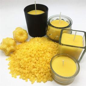 img 1 attached to Beesworks® 1Lb Cosmetic Grade Triple Filtered Beeswax