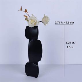 img 3 attached to Ceramic Vase Minimalism Fireplace Centerpieces Home Decor