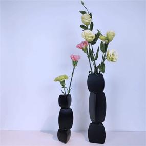 img 1 attached to Ceramic Vase Minimalism Fireplace Centerpieces Home Decor