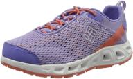 👟 columbia unisex drainmaker mountain regular girls' shoes - ultimate comfort for outdoor adventures! logo