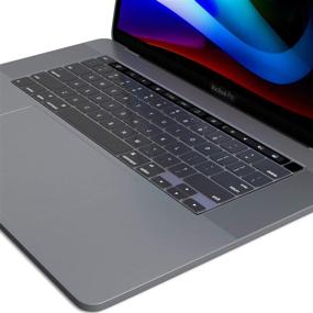 img 1 attached to 🔒 Protect and Personalize Your MacBook Pro Keyboard with Kuzy Compatible Keyboard Cover 2020 A2338 M1 A2289 - Suitable for MacBook Pro 16 inch Keyboard Cover 2019 A2141 Silicone Key Board, Clear
