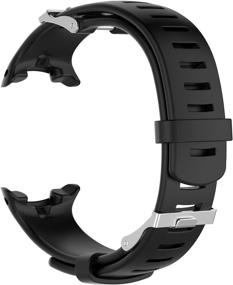 img 3 attached to 📿 QGHXO Band for Suunto D4 / D4i - Premium Soft Wristband Replacement for Suunto D4 / D4i Novo Watch, Adjustable Fit for 5.7"-8.6" (145mm-220mm) Wrists