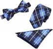 polyester skinny pre tied pocket handkerchief men's accessories for ties, cummerbunds & pocket squares logo