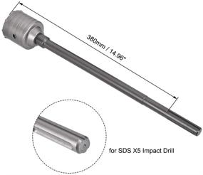 img 2 attached to 🔩 Uxcell Concrete Cutting Tools for Hole Saws & Accessories: Ideal for Drilling, Connecting, and Precision Cuts