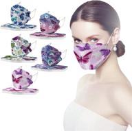 butterfly disposable face_masks protective breathable logo