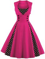 vintage sleeveless cocktail hepburn rockabilly women's clothing in dresses logo