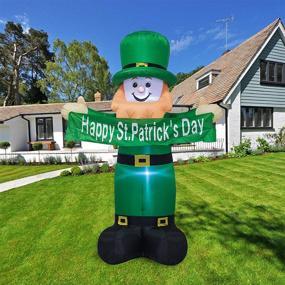 img 3 attached to AJY Patricks Inflatable Leprechaun Decoration Seasonal Decor