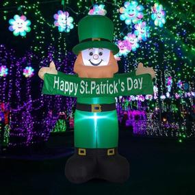 img 2 attached to AJY Patricks Inflatable Leprechaun Decoration Seasonal Decor