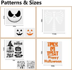 img 1 attached to 🎃 Halloween HTV Heat Transfer Vinyl Bundle: 8 Pack DIY Halloween Iron on Vinyl for T-Shirt, Costume Party