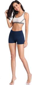 img 2 attached to 🩳 CADMUS Women's 5-inch and 2-inch High Waist Stretch Athletic Workout Shorts with Pocket - Enhanced for SEO