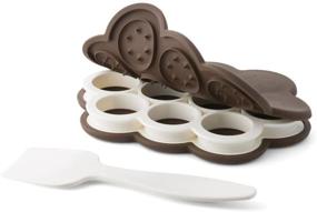 img 3 attached to 🍦 Chef'n SweetSpot Mini Ice Cream Sandwich Maker - Fudge/Coconut Flavors - Standard Size, Small Delights
