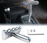 серебряная ручка переключения передач с "t"-образной рукояткой для jeep 🚗 wrangler jk 2012-2017, dodge charger, challenger и compass - bestaoo логотип