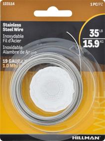 img 2 attached to Hillman Group 123114: Stainless Steel 30' Hobby Wire, 19 Gauge - Durable and Versatile Craft Wire