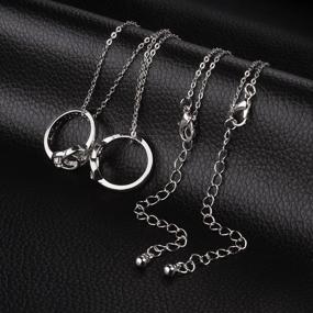 img 1 attached to 💍 Набор кольца-ожерелья для лучших подруг Forever BFF от Lux Accessories: Вечное обещание