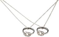 💍 forever bff matching ring necklace set by lux accessories: an eternal promise logo