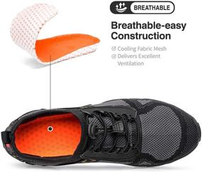 img 2 attached to FANDEE Running Minimalist Sneakers Lightweight Men's Shoes for Athletic