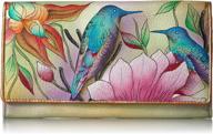 👜 anuschka vintage handbags & wallets with painted leather blocking for women logo