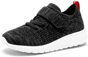 img 4 attached to Girls' Lightweight Athletic Sneakers - Running Alternatives