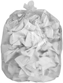 img 1 attached to 🗑️ Muscle Bag - Extra Strong Trash Bags, 4 Gallon Capacity, 50 Bags Per Roll (Total of 500 Wholesale Value Bags) - High Density, Leak Proof 6 Micron Plastic, 17" x 18" Garbage Bags