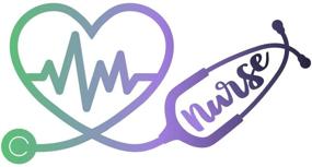 img 2 attached to More Shiz Stethoscope Heartbeat Sticker