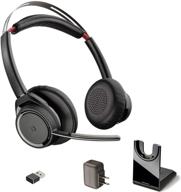 комплект gtw bluetooth-наушники plantronics voyager focus uc — ms 202652-02-b логотип