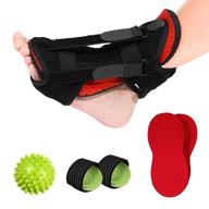 👣 healifty plantar fasciitis night splint with foot arch supports, massage ball, foot brace, adjustable foot pain relief boot sock, sleeping immobilizer stabilizer logo