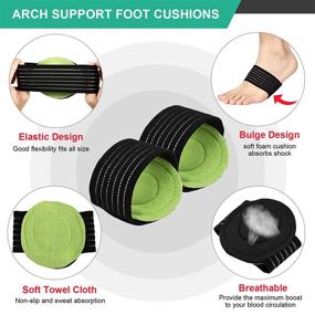 img 1 attached to 👣 Healifty Plantar Fasciitis Night Splint with Foot Arch Supports, Massage Ball, Foot Brace, Adjustable Foot Pain Relief Boot Sock, Sleeping Immobilizer Stabilizer