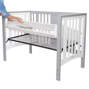 img 1 attached to 👶 Clear Splatter Mat for Baby Trend Respiro Crib Mattress