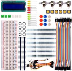 img 4 attached to 👾 Комплект для начинающих kuman Raspberry Pi 4B/3 с модулем LCD-экрана и макетной платой - идеально подходит для проектов Pro Mini Atmega Mega Robot K64!