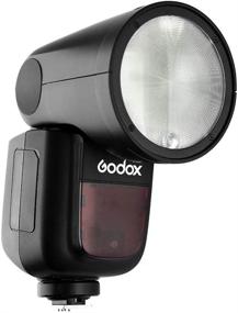 img 3 attached to 📷 Nikon Godox V1-N Flash with AK-R1 Accessories Kit - 76Ws 2.4G TTL Round Head Flash Speedlight, 1/8000 HSS, 1.5 sec. Recycle Time, 2600mAh Lithium Battery, 10-Level LED Modeling Lamp