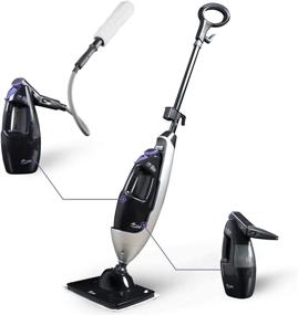 img 4 attached to 🧼 Multipurpose 5-in-1 Steam Mop Cleaner with Detachable Handheld Unit - Ideal for Hardwood, Grout, Tile, Laminate Floors, and Kitchen/Sofa/Cloth Surfaces - Easy Cleaning Solution by LIGHT 'N' EASY (Model: 7688ANB, Color: Black)