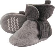 👶 hudson baby cozy unisex fleece booties for babies logo