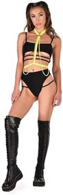 img 3 attached to IHeartRaves Black Strappy Bottoms Small Women's Swimwear & Cover-ups