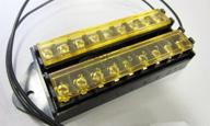 🔌 8-way terminal block bus bar with power lead (18awg) and protective cover - expands 1 input to 8 outputs logo