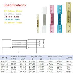 img 3 attached to 🔌 High-Quality Electrical Automotive Terminals for 24-26AWG: Connectors That Guarantee Secure Connections