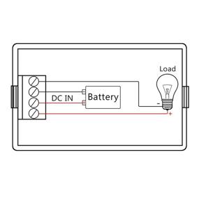 img 2 attached to 🔌 DROK Digital Multimeter DC Power Monitor, 6.5-100V 20A Voltage Amperage Power Energy Meter with Built-in Shunt, LCD Digital Display Volt Amp Tester Gauge