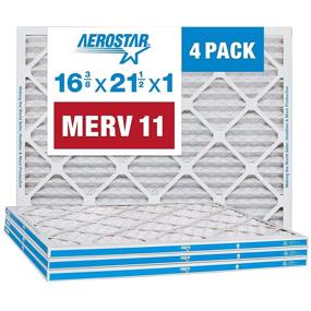 img 4 attached to 🔍 Aerostar 16 8X21 2X1 MERV" - Improved SEO-friendly product name: "Aerostar 16 8X21 2X1 MERV Air Filter