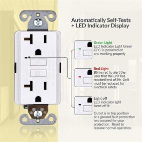 img 2 attached to ⚡️ Faith Electric Non Tamper Resistant GFCI Outlet for Industrial Electrical Needs