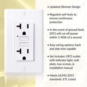 img 3 attached to ⚡️ Faith Electric Non Tamper Resistant GFCI Outlet for Industrial Electrical Needs