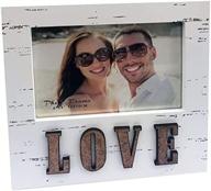 📸 cherish memories with a white love wooden photo frame - perfect for valentine's day, mother's day, birthdays, and anniversaries! логотип