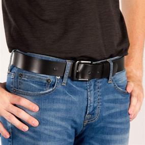 img 1 attached to 👔 Premium Mens Casual Belt by Logical Leather