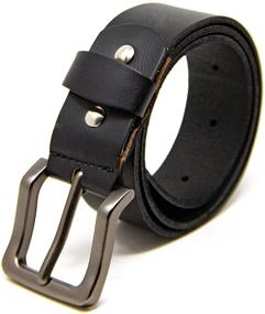 img 3 attached to 👔 Premium Mens Casual Belt by Logical Leather