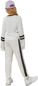 img 1 attached to Sweatsuits Clothing Athletic Sweatshirts Sweatpants Girls' Clothing for Active