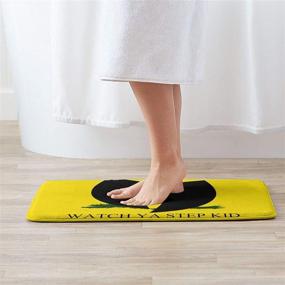 img 3 attached to 🏮 Wu Tang Indoor Outdoor Rug 40cmx60cm: Waterproof Front Door Mat - Non Slip, Washable & Moisture Absorbent